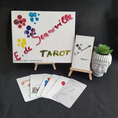 Elisabeth de Senneville Tarot Deck – Rare 44-Card Sealed Set – Artistic Divination Tool – Dusserre Edition