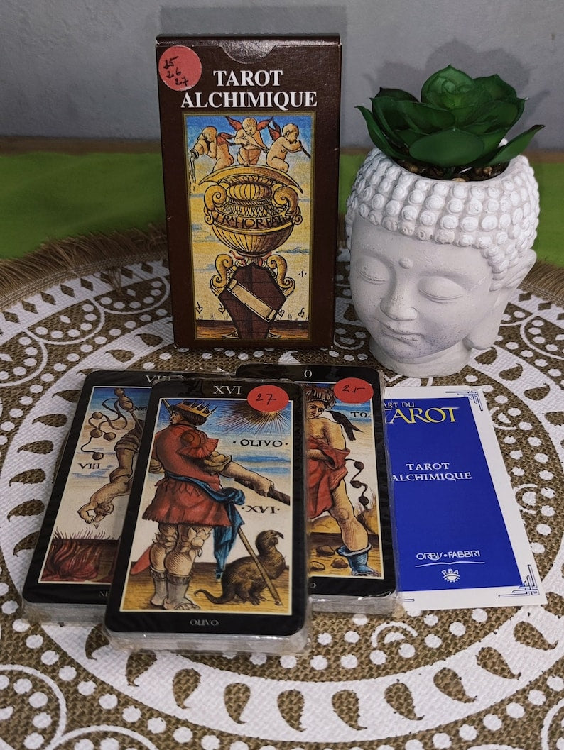 Alchemical Tarot – Rare 2002 Lo Scarabeo Deck – Sealed Esoteric Divination Cards