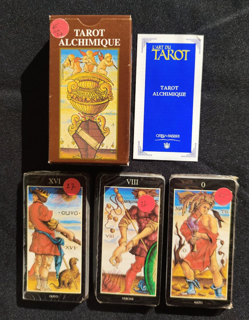 Alchemical Tarot – Rare 2002 Lo Scarabeo Deck – Sealed Esoteric Divination Cards