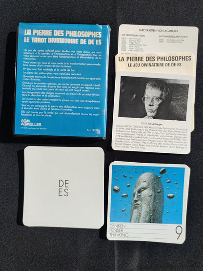 The Philosophers’ Stone Divination Deck (1984) – Rare 40-Card Symbolic Oracle for Spiritual Insight & Inner Work