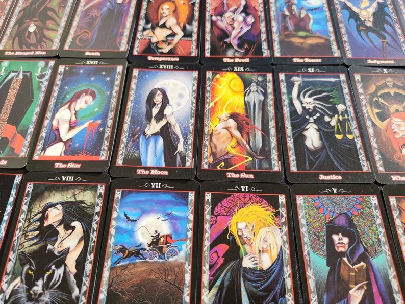 The Vampire Tarot – Rare 2001 Gothic Divination Deck by US Games Systems