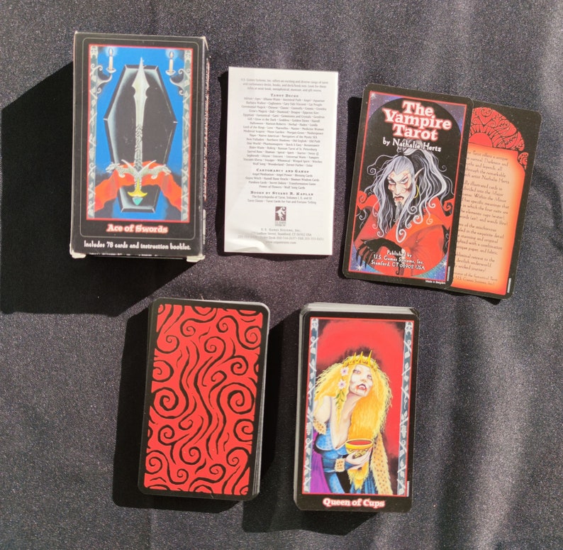 The Vampire Tarot – Rare 2001 Gothic Divination Deck by US Games Systems
