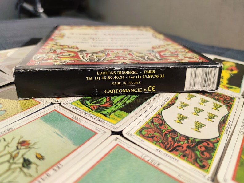 Medieval Tarot Étteilla – Rare 78-Card Reproduction with French Guide – Antique Divination Deck Inspired by Thoth