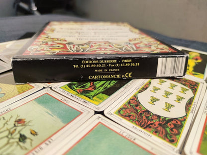 Medieval Tarot Étteilla – Rare 78-Card Reproduction with French Guide – Antique Divination Deck Inspired by Thoth