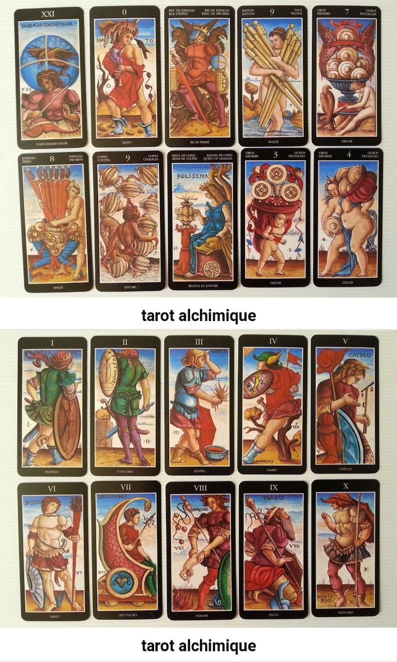 Alchemical Tarot – Rare 2002 Lo Scarabeo Deck – Sealed Esoteric Divination Cards
