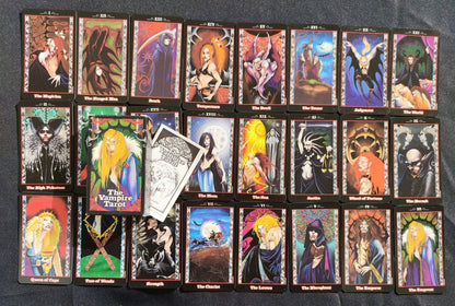 The Vampire Tarot – Rare 2001 Gothic Divination Deck by US Games Systems