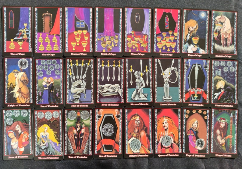 The Vampire Tarot – Rare 2001 Gothic Divination Deck by US Games Systems