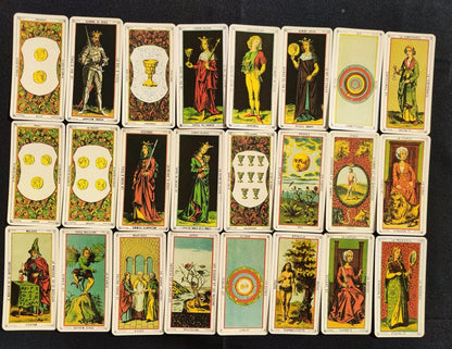 Medieval Tarot Étteilla – Rare 78-Card Reproduction with French Guide – Antique Divination Deck Inspired by Thoth