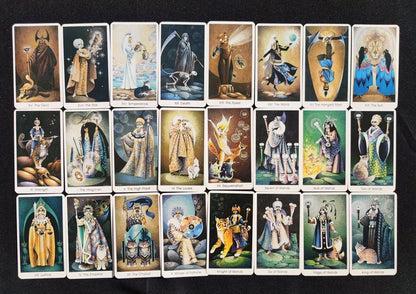 Tarot of the Cat People – Rare Vintage Tarot Deck by Karen Kuykendall – Complete with Booklet