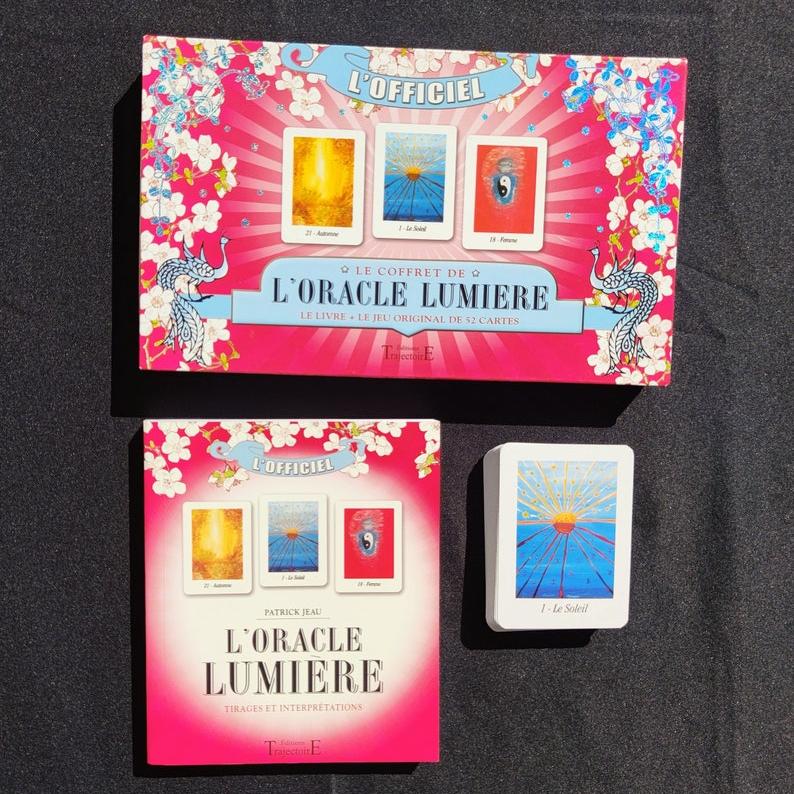 Oracle of Light – Rare 2015 French Divination Card Deck by Patrick Jeau – 52 Cards + Guidebook