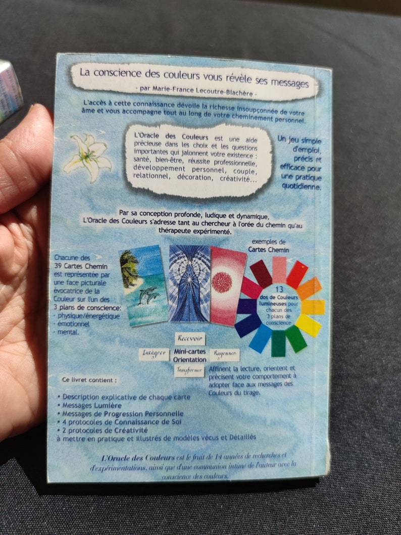 L'Oracle des Couleurs – Rare First Edition Divination Deck by Marie-France Lecoutre (2000)
