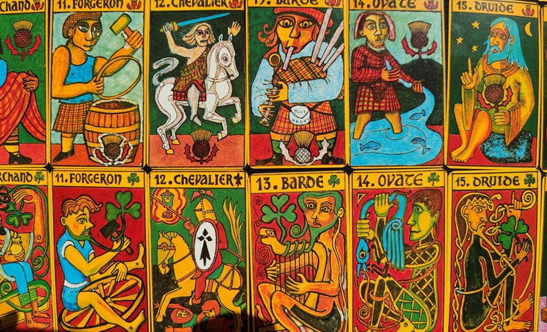 Alan Borvo Grand Celtic Oracle – Rare 1981 Divination Deck with Booklet