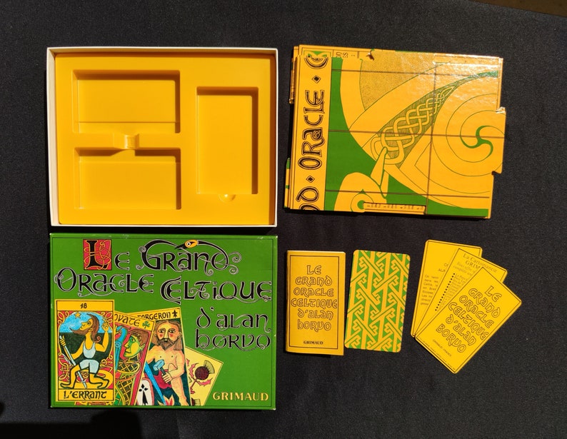 Alan Borvo Grand Celtic Oracle – Rare 1981 Divination Deck with Booklet