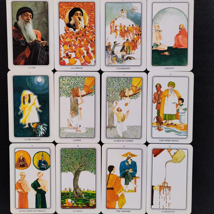 Rare 1996 Rajneesh Tarot Deck – 60 Illustrated Cards + Guidebook, Spiritual Divination