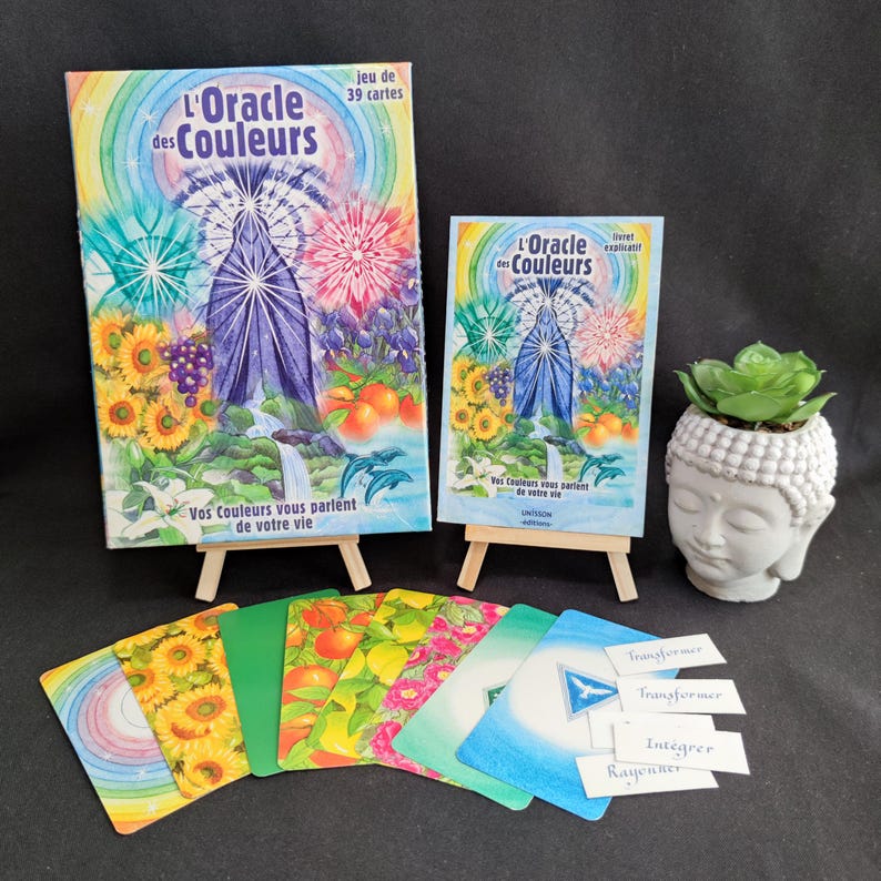 L'Oracle des Couleurs – Rare First Edition Divination Deck by Marie-France Lecoutre (2000)