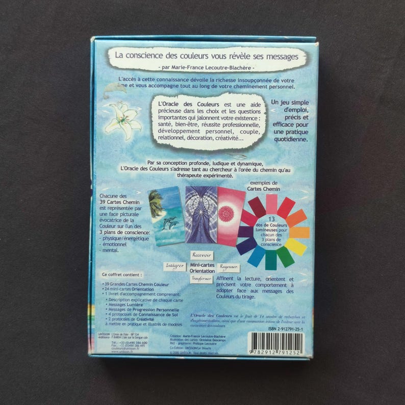 L'Oracle des Couleurs – Rare First Edition Divination Deck by Marie-France Lecoutre (2000)
