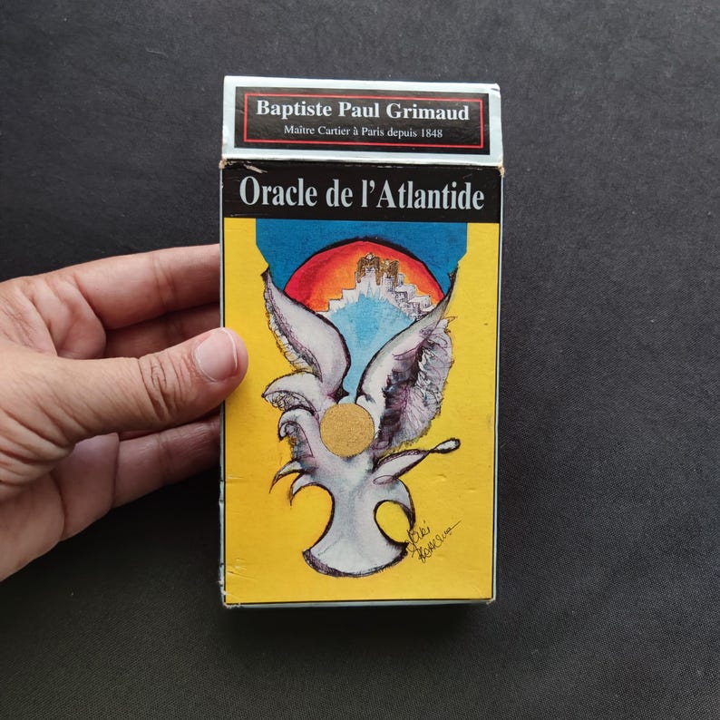 Oracle de l’Atlantide – France Cartes, 1996 – 42 cartes bilingues