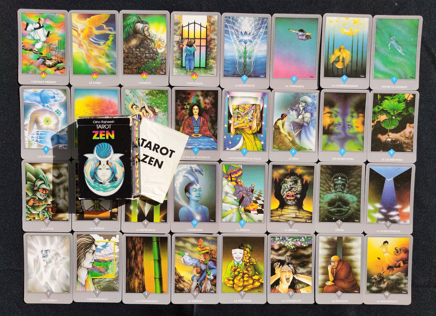 Tarot Zen Osho Rajneesh 1995 -Gift-Divination -Cartomancy -Clairvoyance -Fortune telling -Tarot deck -Esotericism
