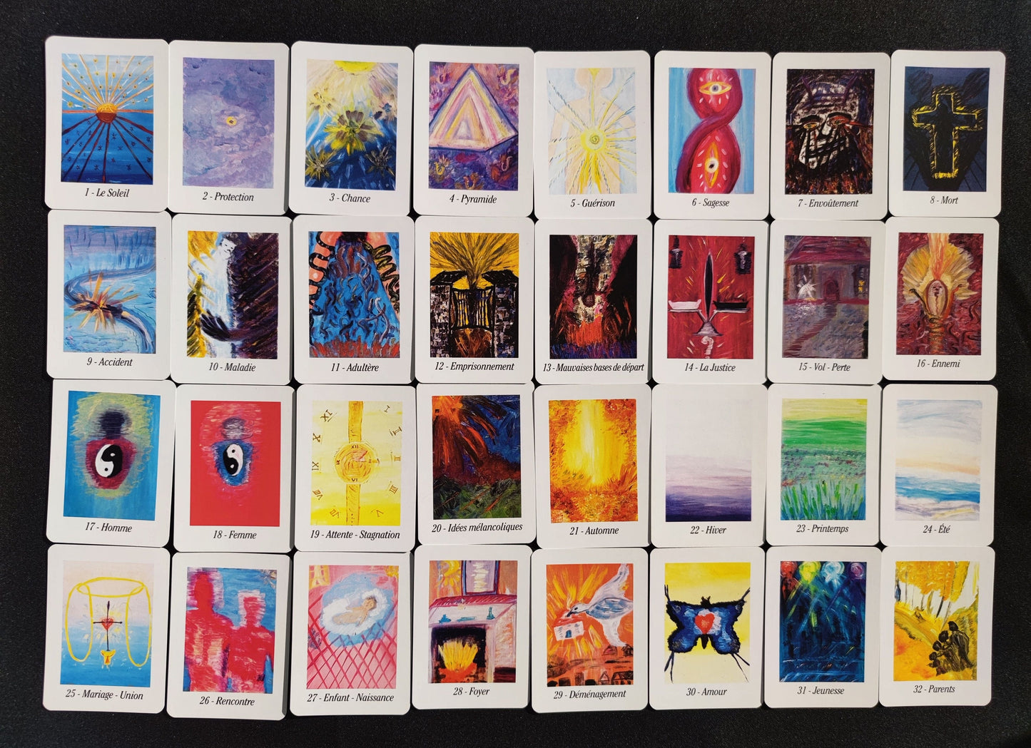 Oracle of Light – Rare 2015 French Divination Card Deck by Patrick Jeau – 52 Cards + Guidebook