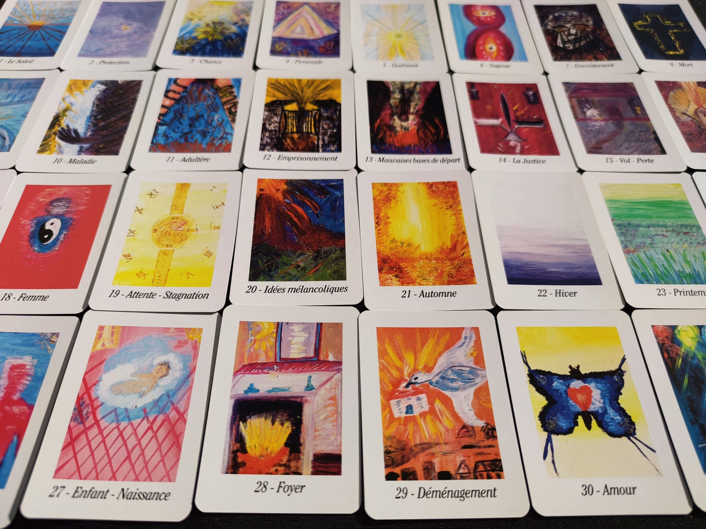 Oracle of Light – Rare 2015 French Divination Card Deck by Patrick Jeau – 52 Cards + Guidebook