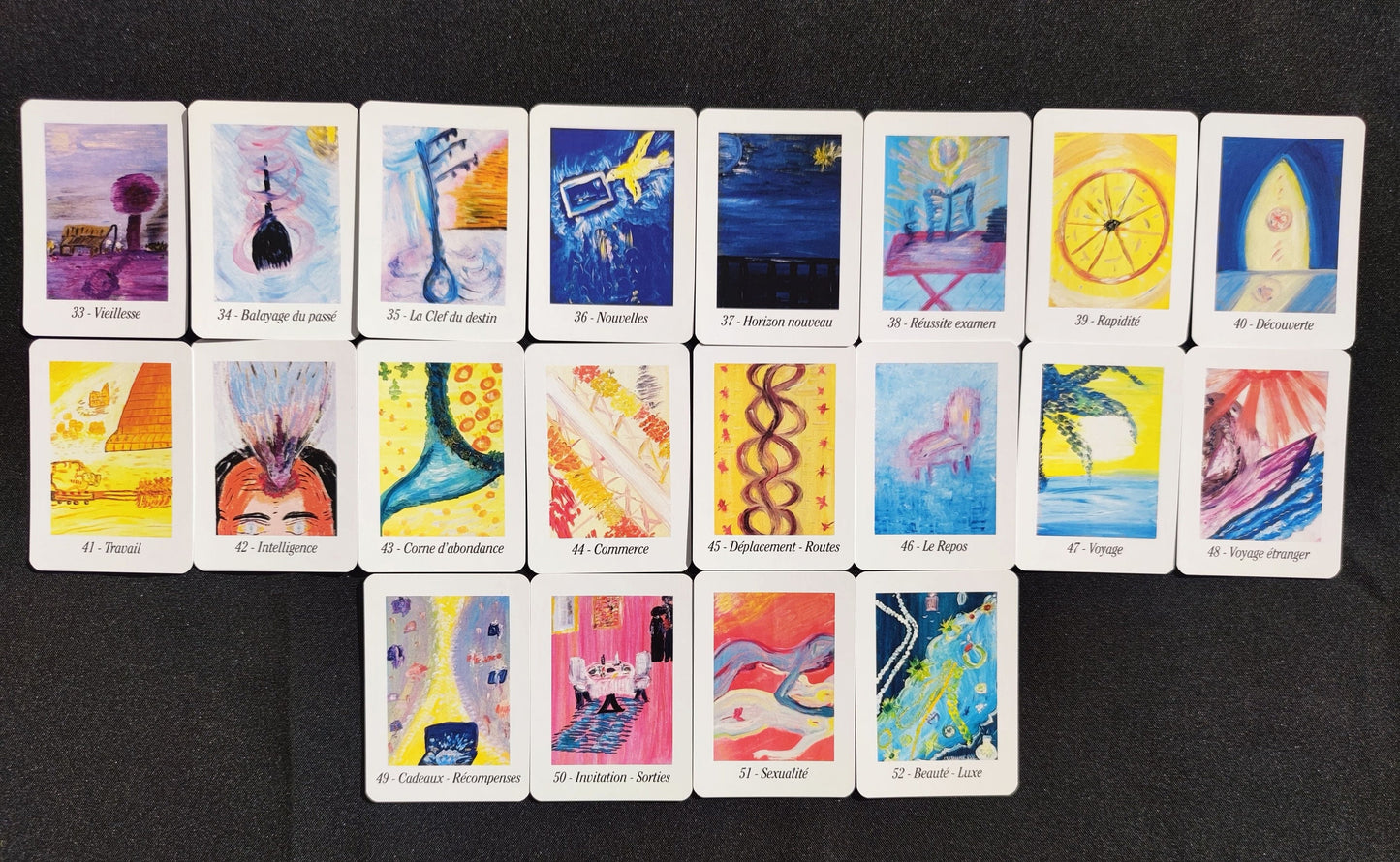 Oracle of Light – Rare 2015 French Divination Card Deck by Patrick Jeau – 52 Cards + Guidebook