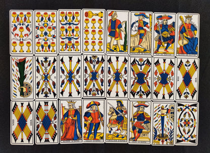 Tarot of Marseille Tchalaï 1981-Grimaud-gift-divination-cartomancy-clairvoyance-fortune telling- tarot deck-esotericism-prediction