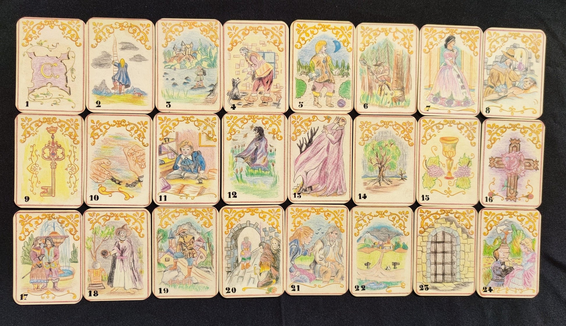 Christian divinatory tarot 1991 -Gift -Divination -Cartomancy -Clairvoyance -Fortune telling -Tarot deck -Esotericism 