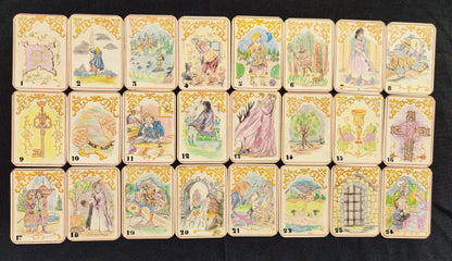 Christian divinatory tarot 1991 -Gift -Divination -Cartomancy -Clairvoyance -Fortune telling -Tarot deck -Esotericism 