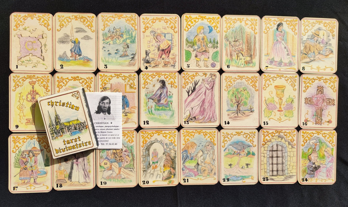 Christian divinatory tarot 1991 -Gift -Divination -Cartomancy -Clairvoyance -Fortune telling -Tarot deck -Esotericism 