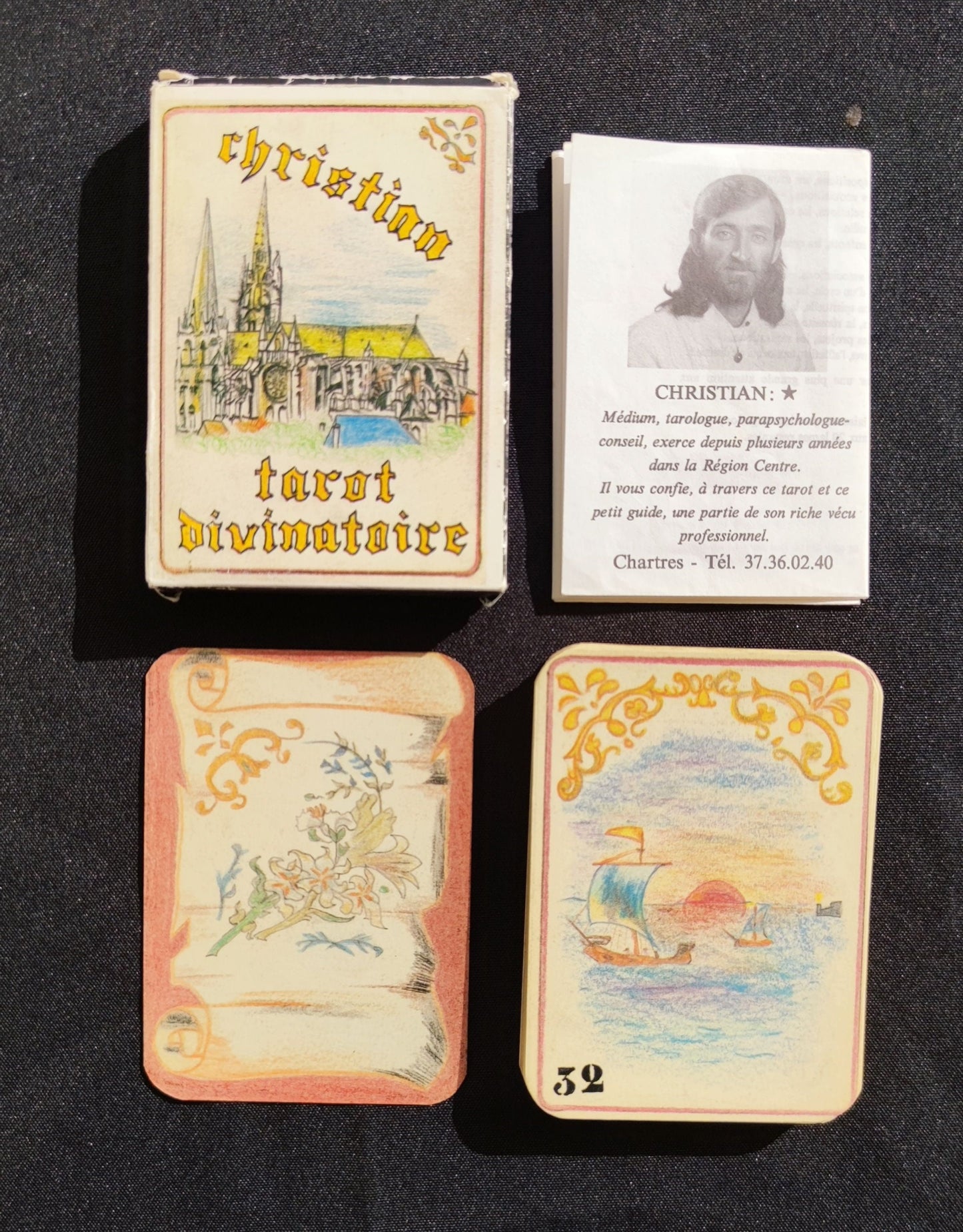 Christian divinatory tarot 1991 -Gift -Divination -Cartomancy -Clairvoyance -Fortune telling -Tarot deck -Esotericism 
