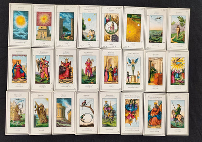 Grand Etteilla Egyptian gypsies Tarot 1976-Grimaud-Gift -Divination -Cartomancy -Clairvoyance -Fortune telling -Esotericism 