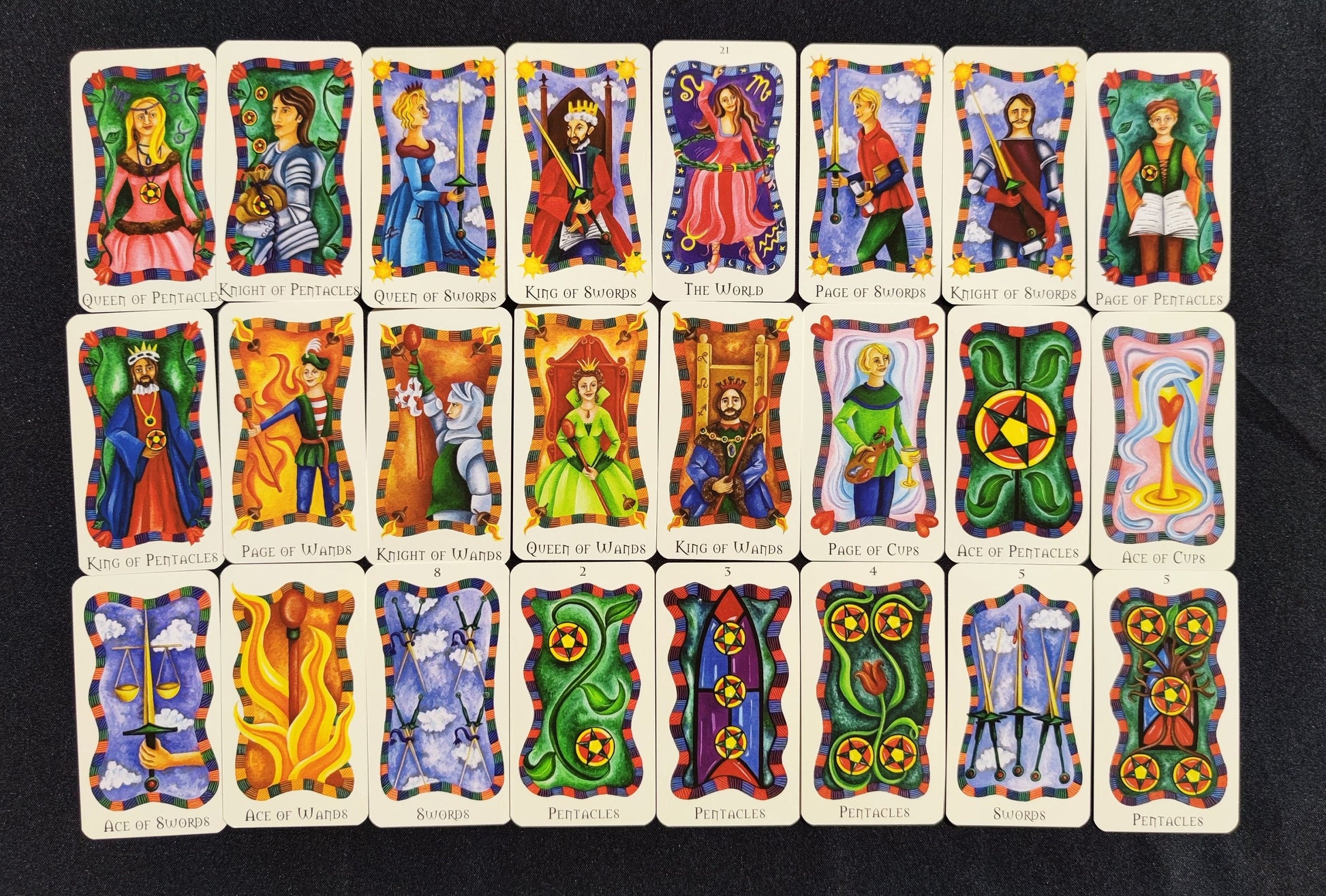 Sasha Fenton Tarot 2014-Gift -Divination -Cartomancy -Clairvoyance -Fortune telling -Tarot deck -Esotericism 