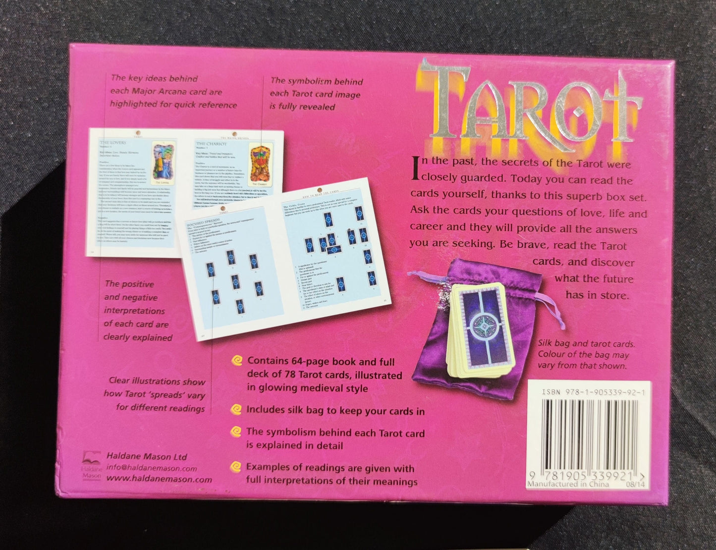 Sasha Fenton Tarot 2014-Gift -Divination -Cartomancy -Clairvoyance -Fortune telling -Tarot deck -Esotericism 