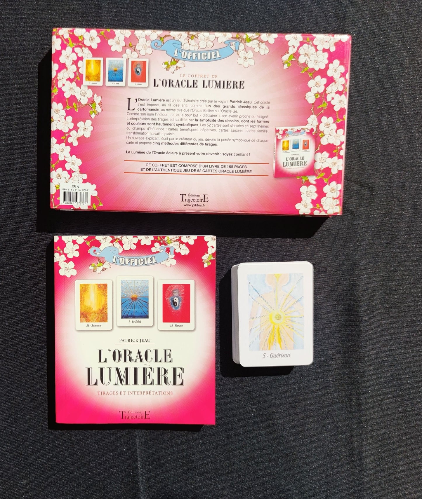 Oracle of Light – Rare 2015 French Divination Card Deck by Patrick Jeau – 52 Cards + Guidebook