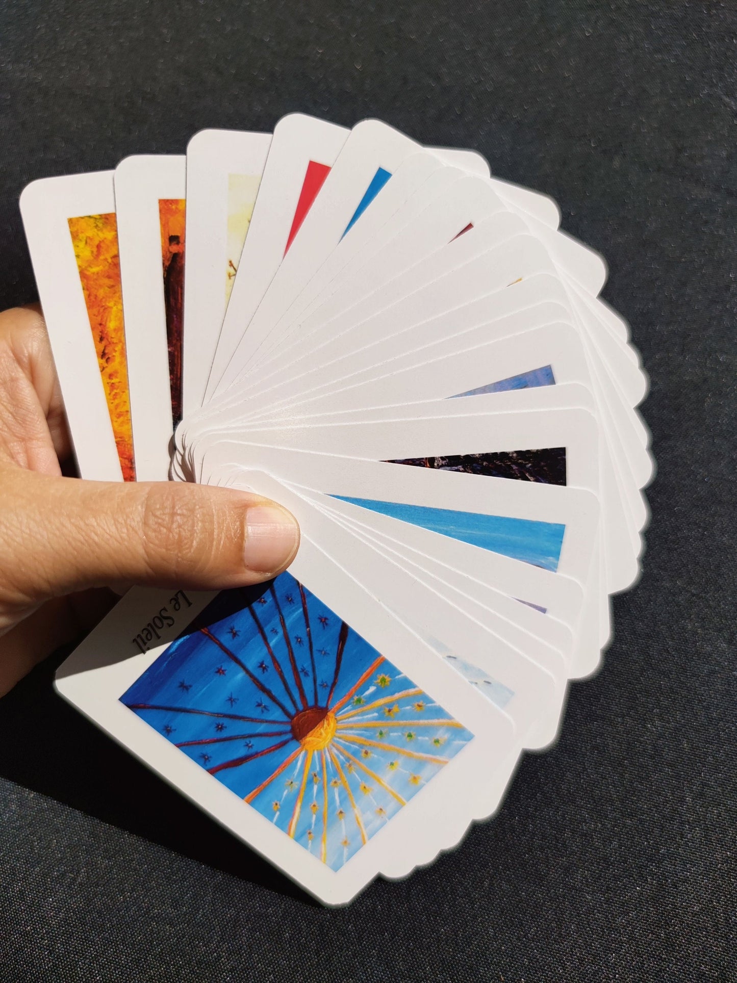 Oracle of Light – Rare 2015 French Divination Card Deck by Patrick Jeau – 52 Cards + Guidebook