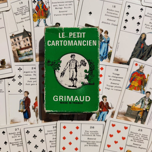 The Little Fortune Teller 1969- grimaud--gift-divination-cartomancy-clairvoyance-fortune telling-tarot deck-esotericism-divinatory guidance