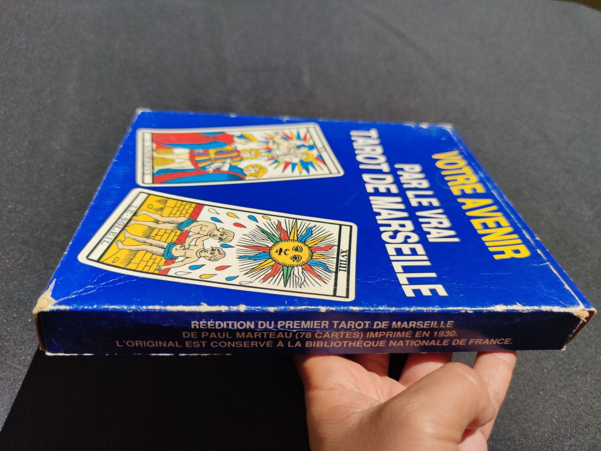 Tarot de Marseille box set by Paul Marteau 1990- Dusserre-gift-divination-cartomancy-clairvoyance-fortune telling- tarot deck-esotericism