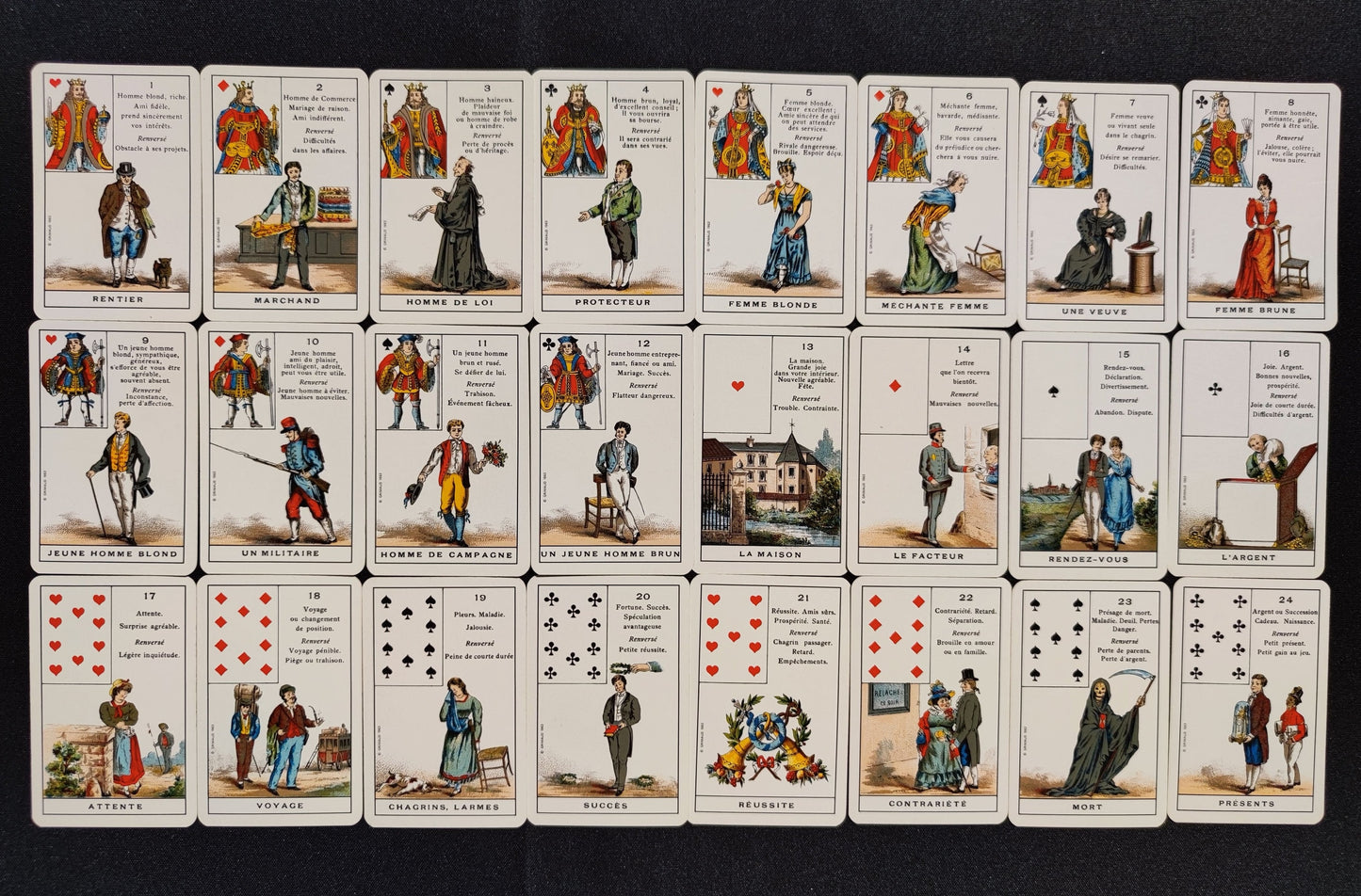 The Little Fortune Teller 1969- grimaud--gift-divination-cartomancy-clairvoyance-fortune telling-tarot deck-esotericism-divinatory guidance
