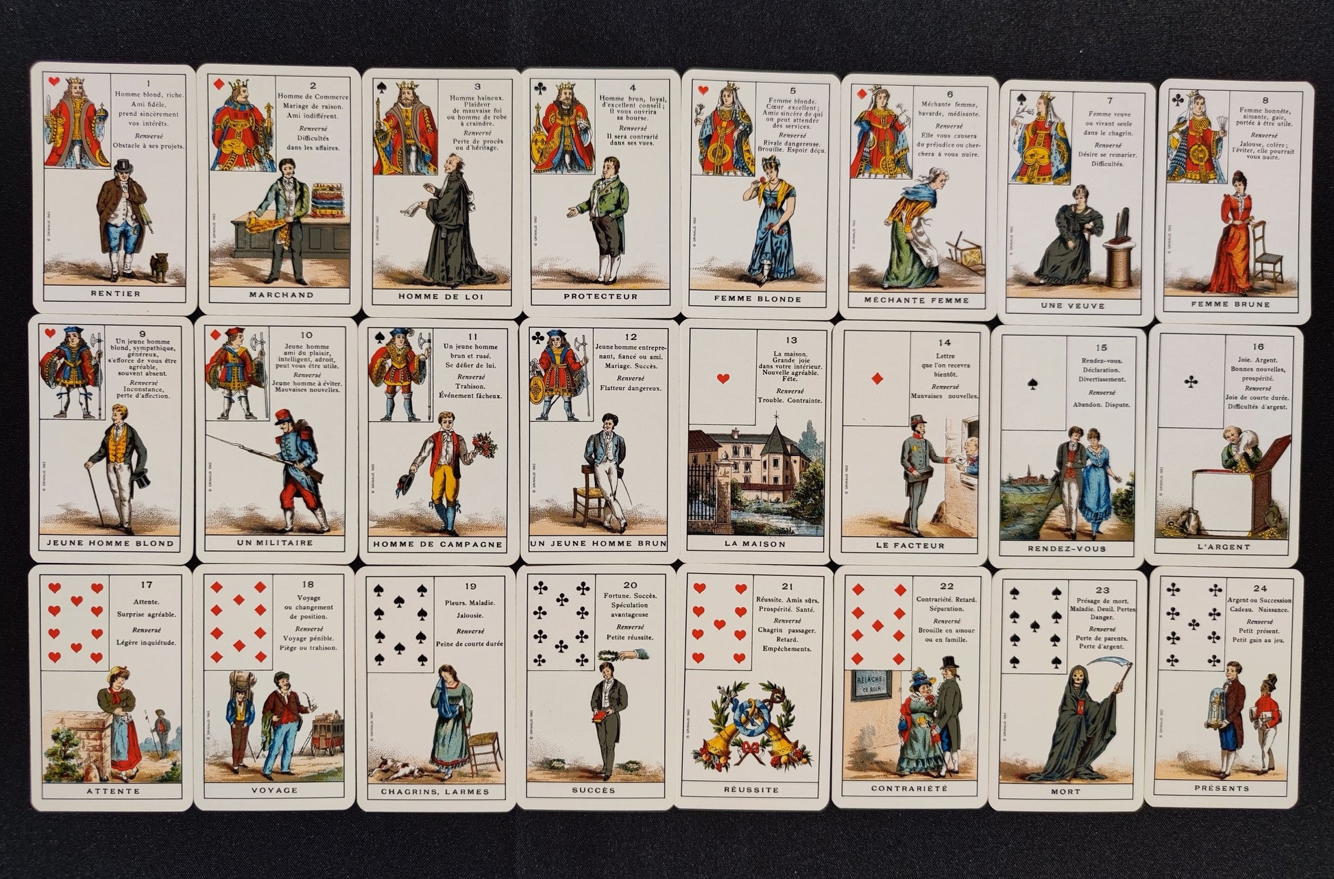 The Little Fortune Teller 1969- grimaud--gift-divination-cartomancy-clairvoyance-fortune telling-tarot deck-esotericism-divinatory guidance