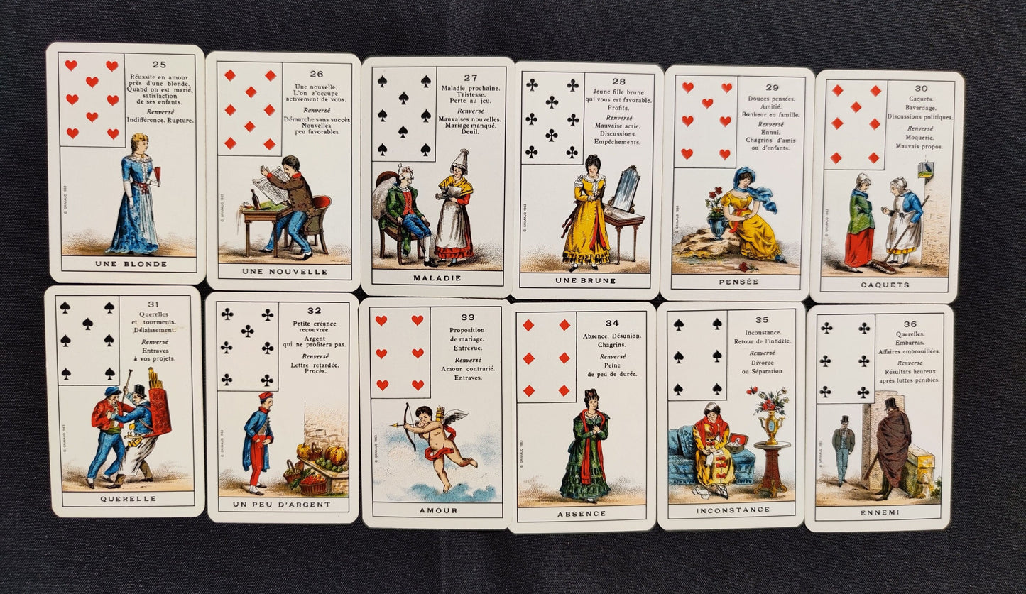 The Little Fortune Teller 1969- grimaud--gift-divination-cartomancy-clairvoyance-fortune telling-tarot deck-esotericism-divinatory guidance