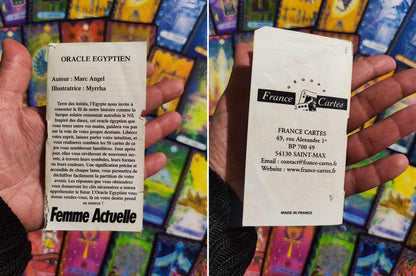 Livret explicatif de 44 pages en français accompagnant l'Oracle Égyptien de 2010.