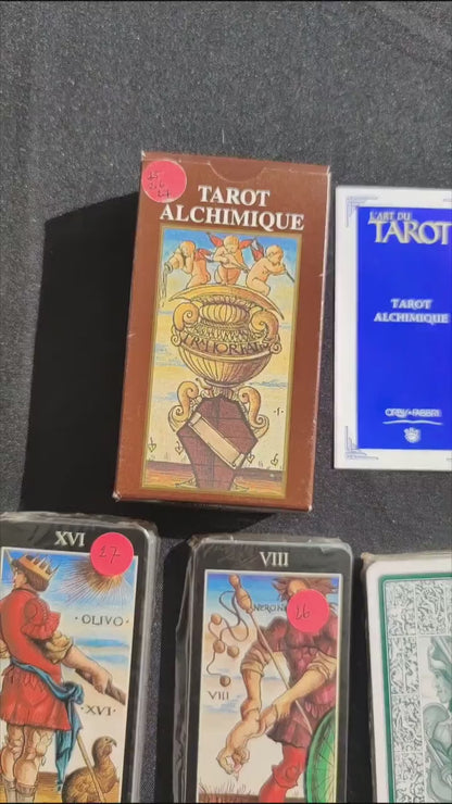 Alchemical Tarot – Rare 2002 Lo Scarabeo Deck – Sealed Esoteric Divination Cards