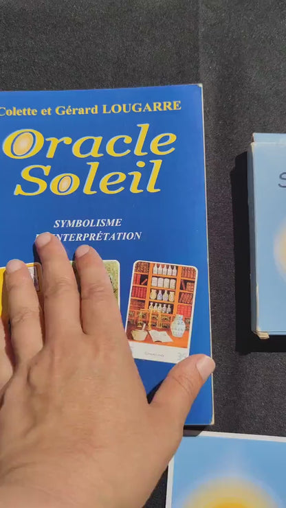Oracle Soleil – Jeu Divinatoire avec Livre Complet Bilingue (125 Pages) | Édition Rare Arkhana Vox 2002