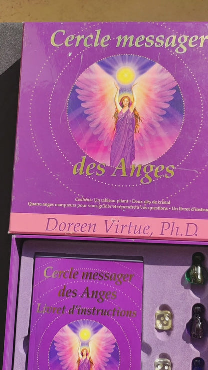 Angel Messenger Circle – Rare 2007 Collector’s Divination Box by Doreen Virtue – Complete Spiritual Oracle Set