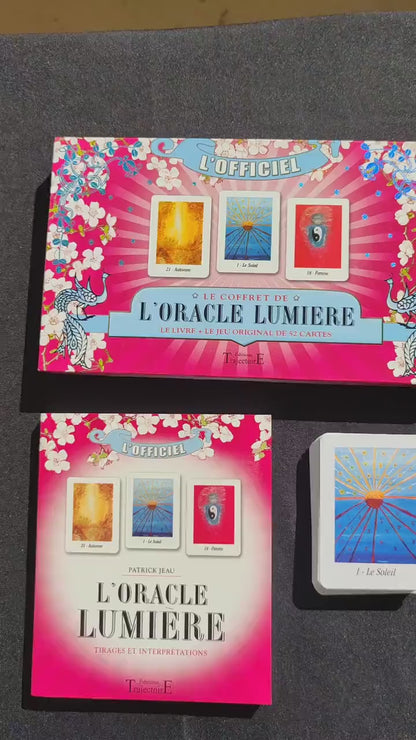 Oracle of Light – Rare 2015 French Divination Card Deck by Patrick Jeau – 52 Cards + Guidebook