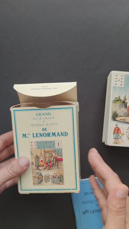 Grand Jeu de Société et Pratiques Secrètes de Mlle Lenormand – Dusserre 1991