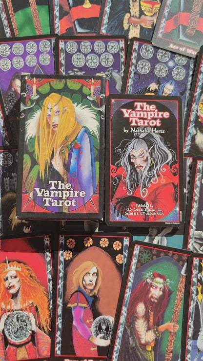 The Vampire Tarot – Rare 2001 Gothic Divination Deck by US Games Systems