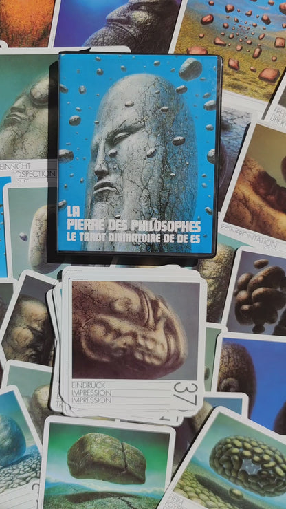 The Philosophers’ Stone Divination Deck (1984) – Rare 40-Card Symbolic Oracle for Spiritual Insight & Inner Work