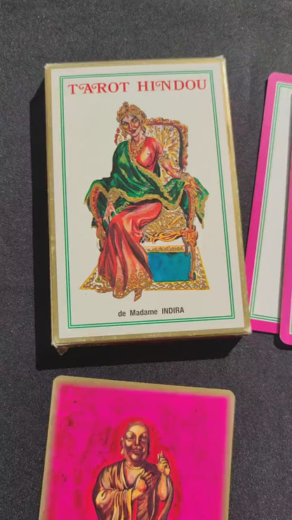 Madam Indira's Hindu Tarot – Rare 1993 Divinatory Deck Inspired by Mahabharata